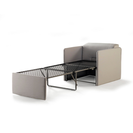 Schlafsessel BOSA – Seitenansicht: professioneller Komfort fuer Hotels, Pensionen und Berghuetten.