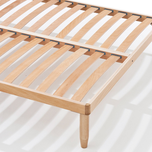 Lattenrost PIANOSA – Seitenansicht: professioneller Komfort fuer Hotels, Pensionen und Berghuetten.