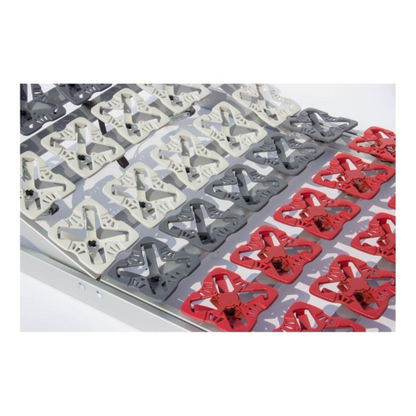 Lattenrost Tellerfeder Bossflex Elektrisch – Detailaufnahme: pflegeleicht, langlebig und ideal fuer den intensiven Einsatz.